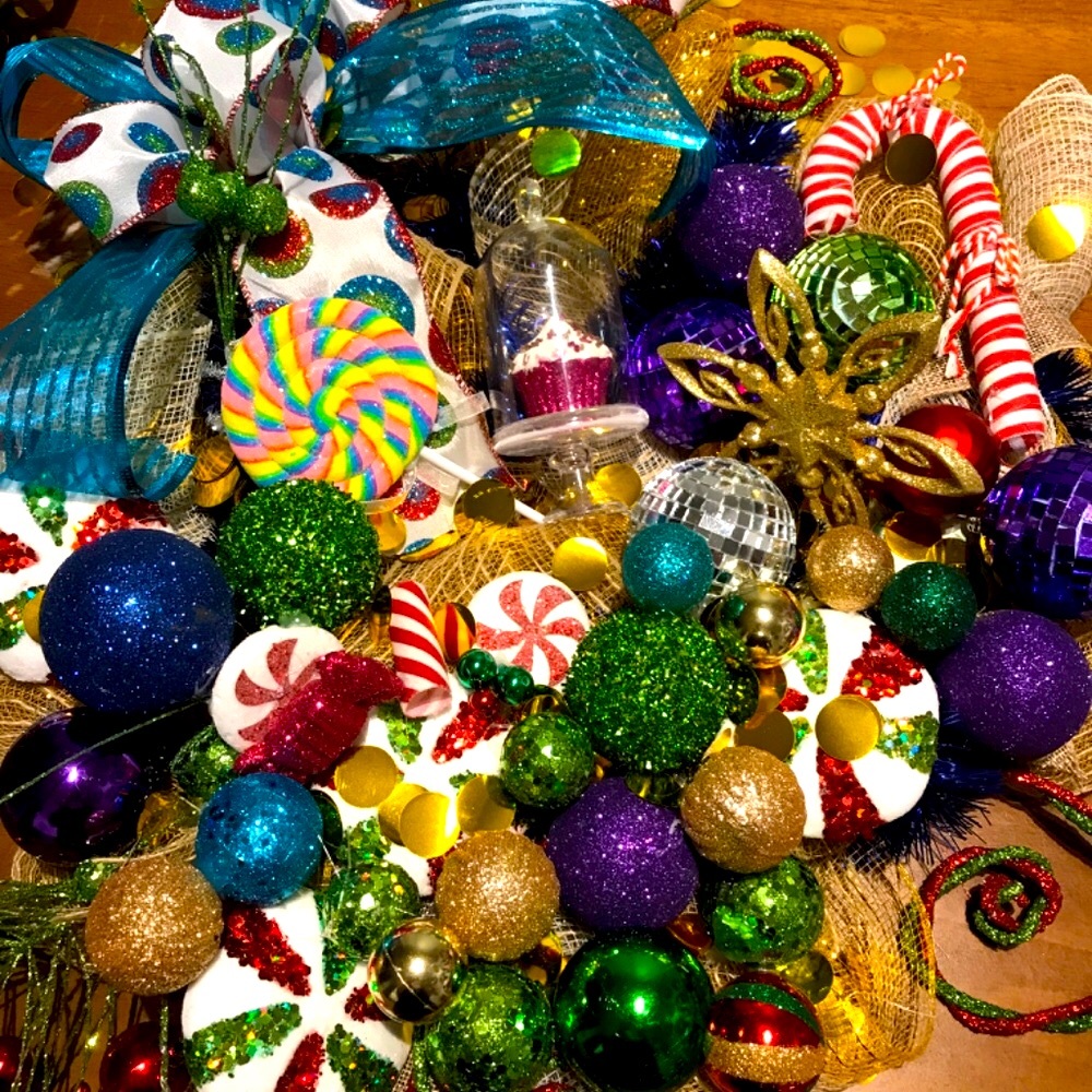 Happy Birthday Wreath Birthday Celebration Sweets Treat Wreath Final Sale - Picture 3 of 9